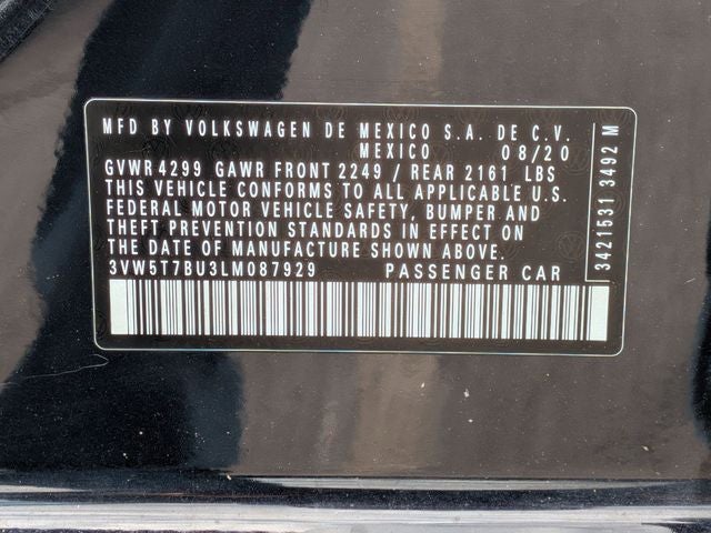 2020 Volkswagen Jetta GLI 2.0T S