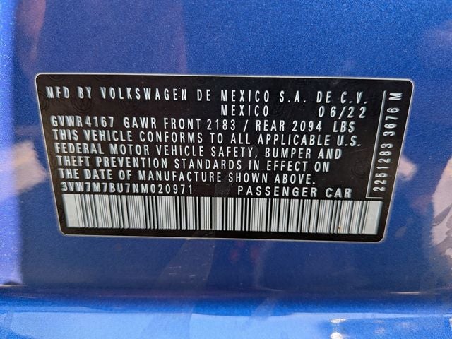 2022 Volkswagen Jetta 1.5T SE