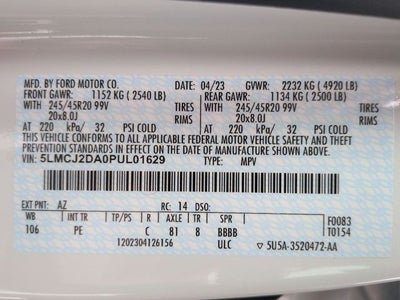 2023 Lincoln Corsair Reserve