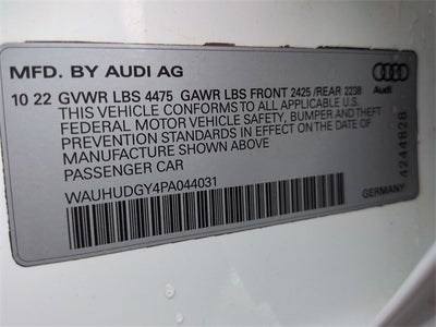 2023 Audi A3 40 Premium Plus quattro