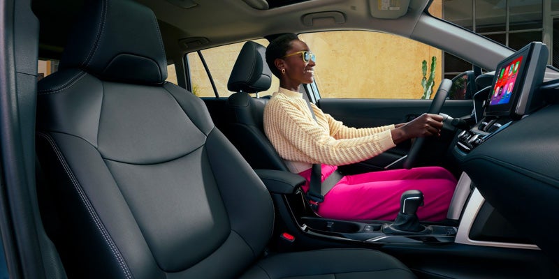 Interior image of a Toyota Corolla Cross