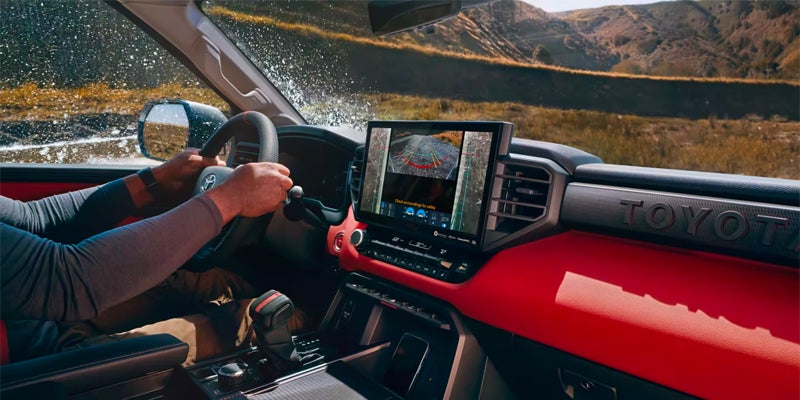 Interior image of Toyota Sequoia dashboard