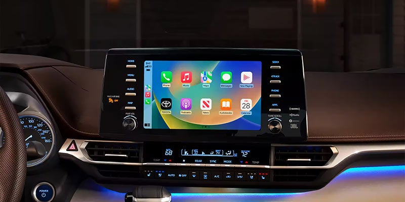 Image of a 2024 Toyota Sienna dashboard