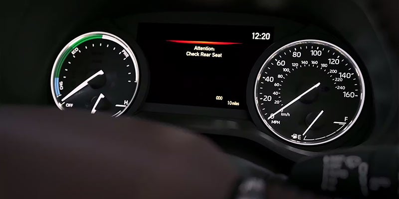 Image of a 2024 Toyota Sienna dashboard