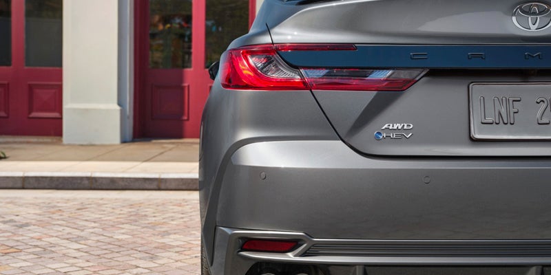 rear view of a 2025 Toyota Camry