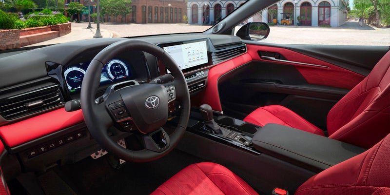 Interior image of 2025 Toyota Camry front seat