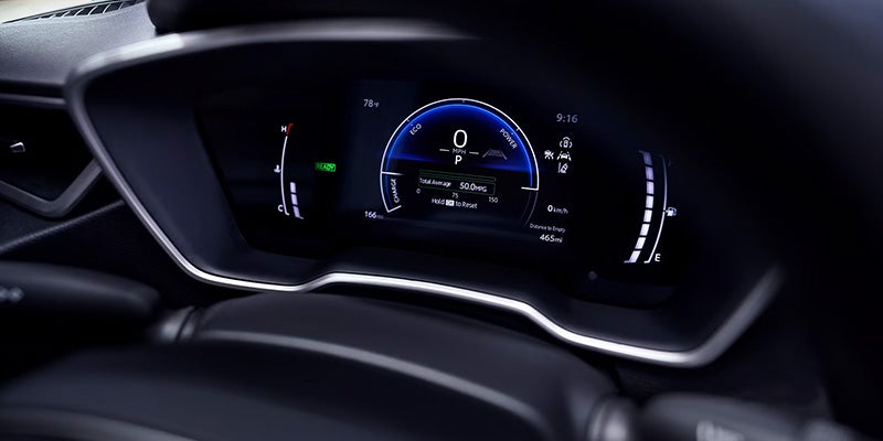 front console showing meters of a 2025 Toyota Corolla