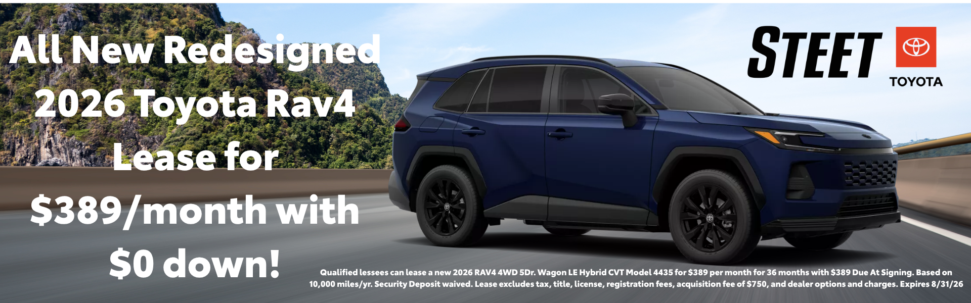 2026 Toyota Rav4 Lease Offer